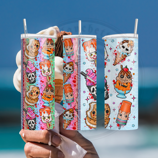 Horror Summer Metal Tumbler