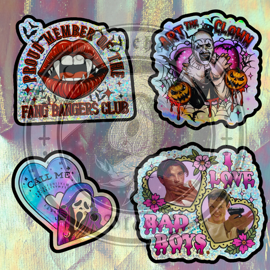 Single Horror Stickers