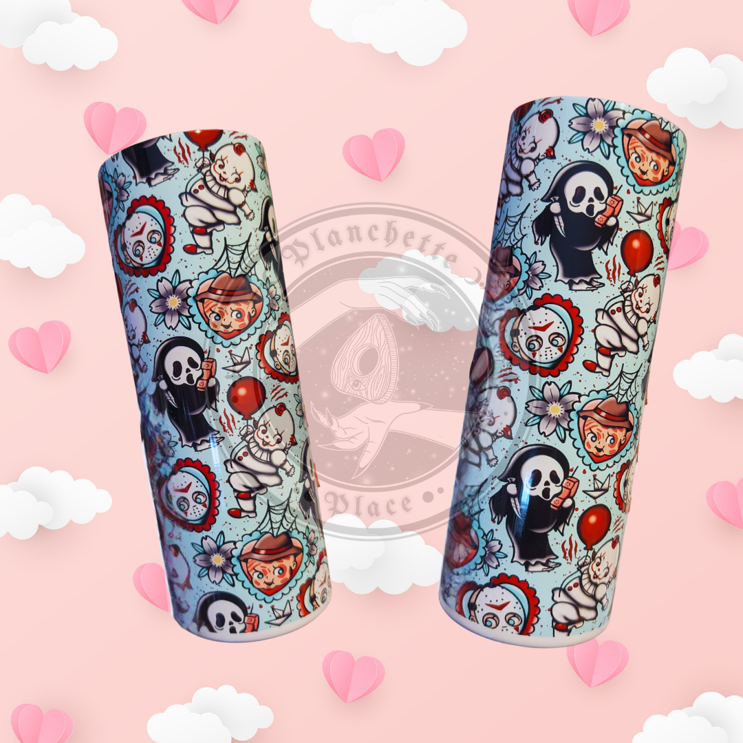 Cute Little Horrors Metal Tumbler