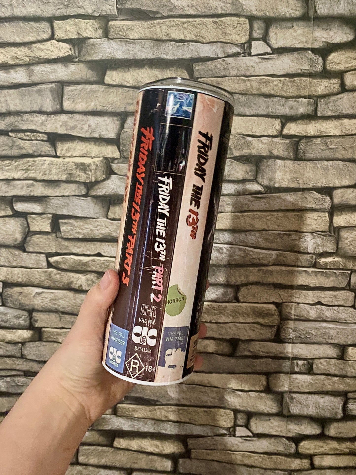 Jason VHS Collection Metal Tumbler