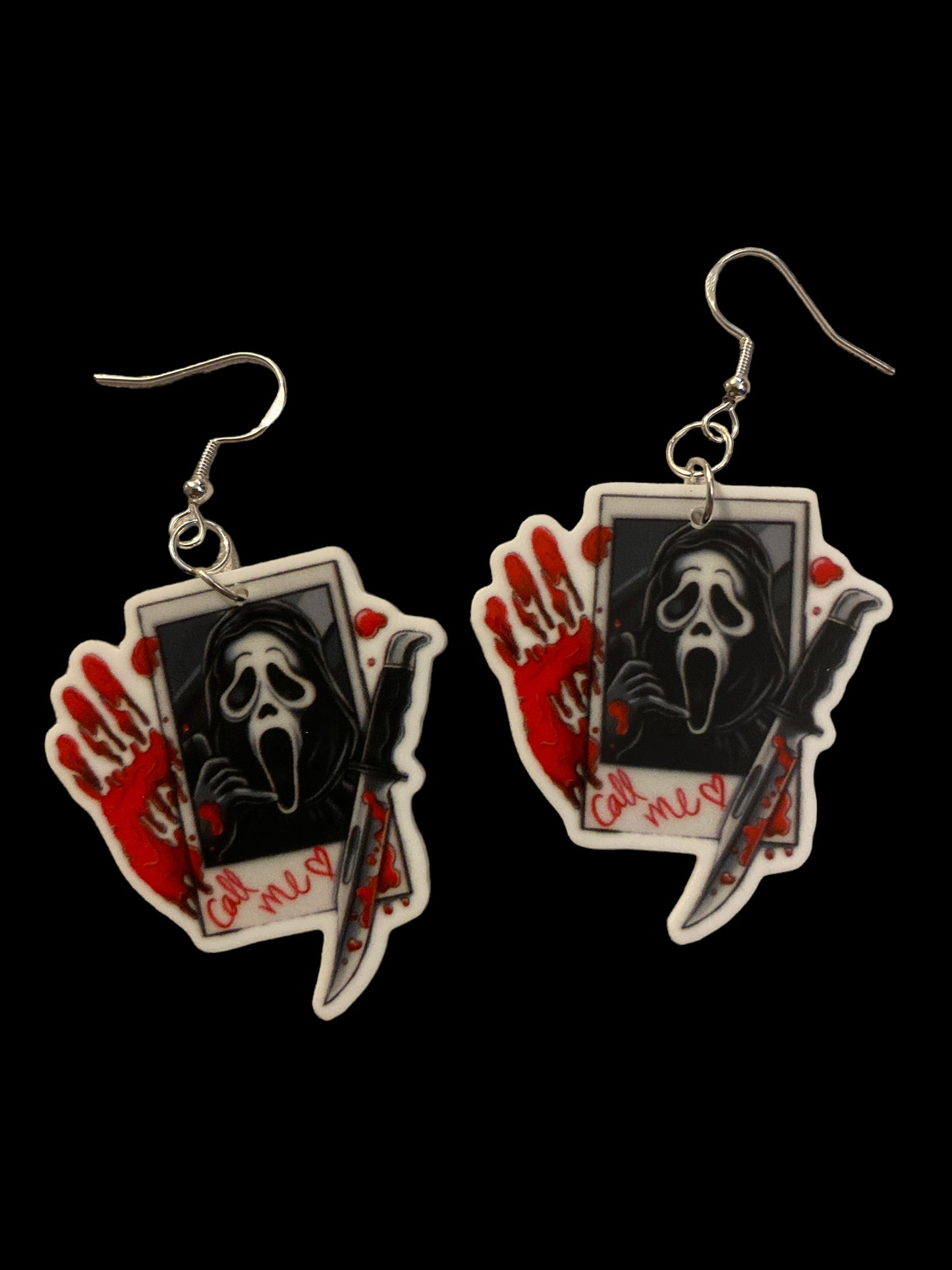 Ghost Photo Earrings