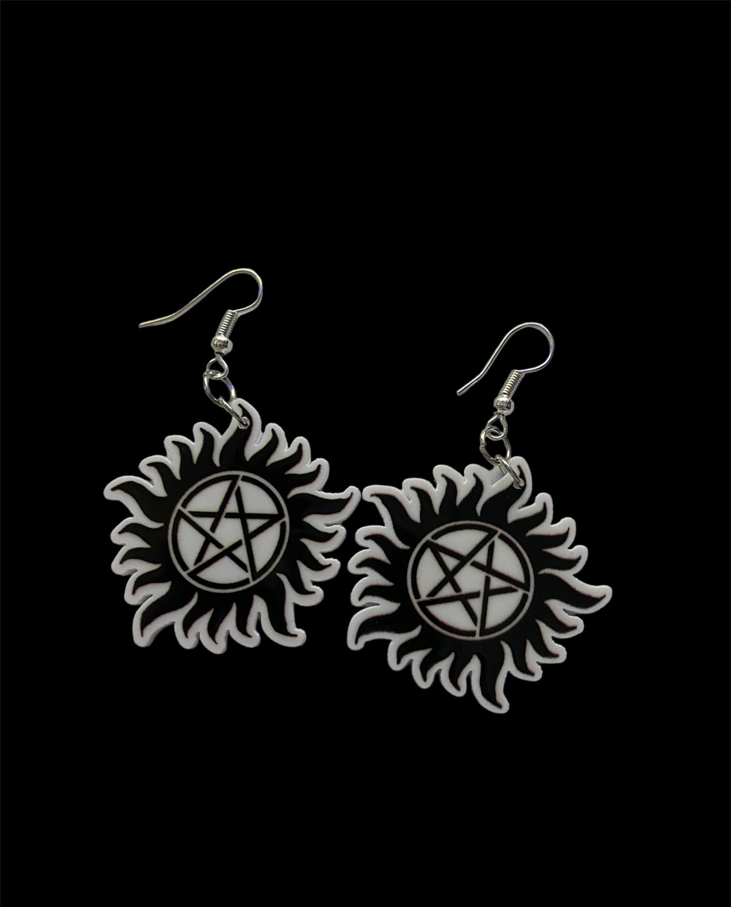 Supernatural Protection Symbol Earrings