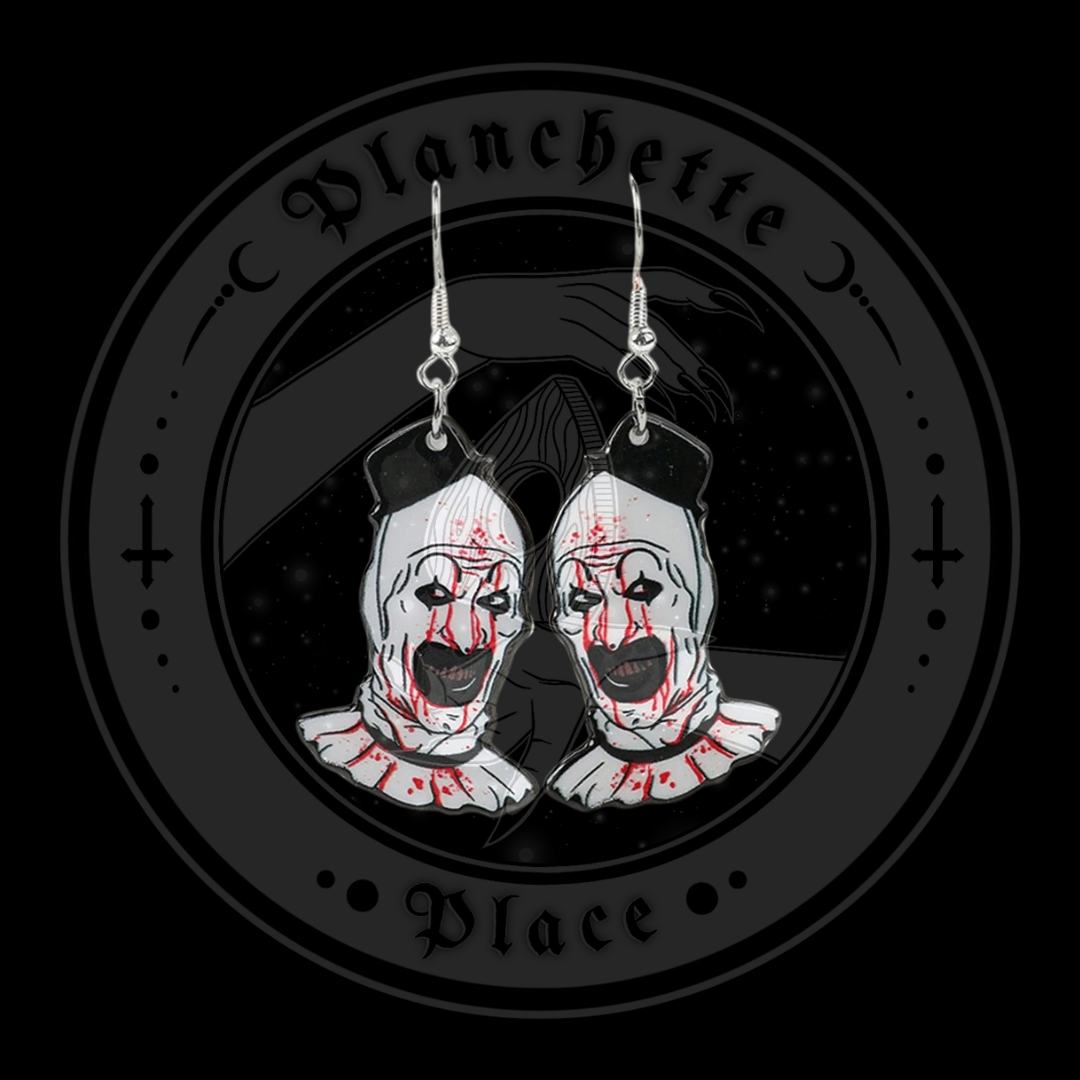 Killer Clown Earrings