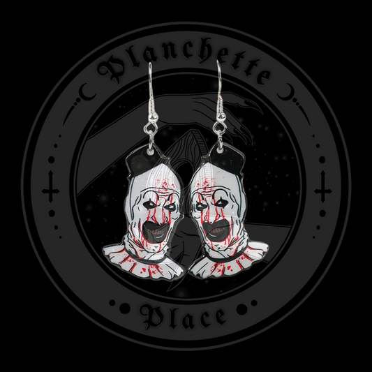 Killer Clown Earrings