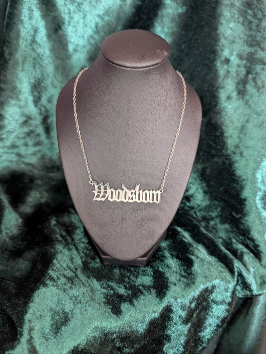Woodsboro Custom Silver Necklace