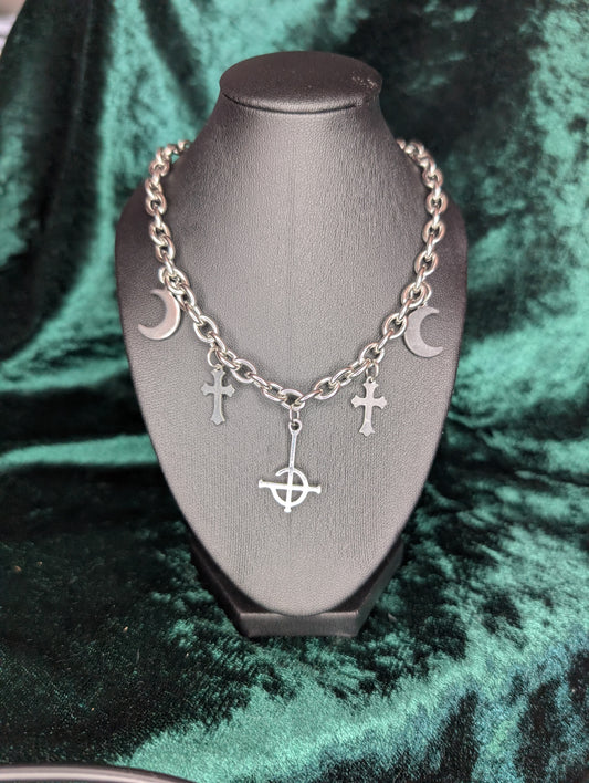 Satanized Custom Charm Necklace