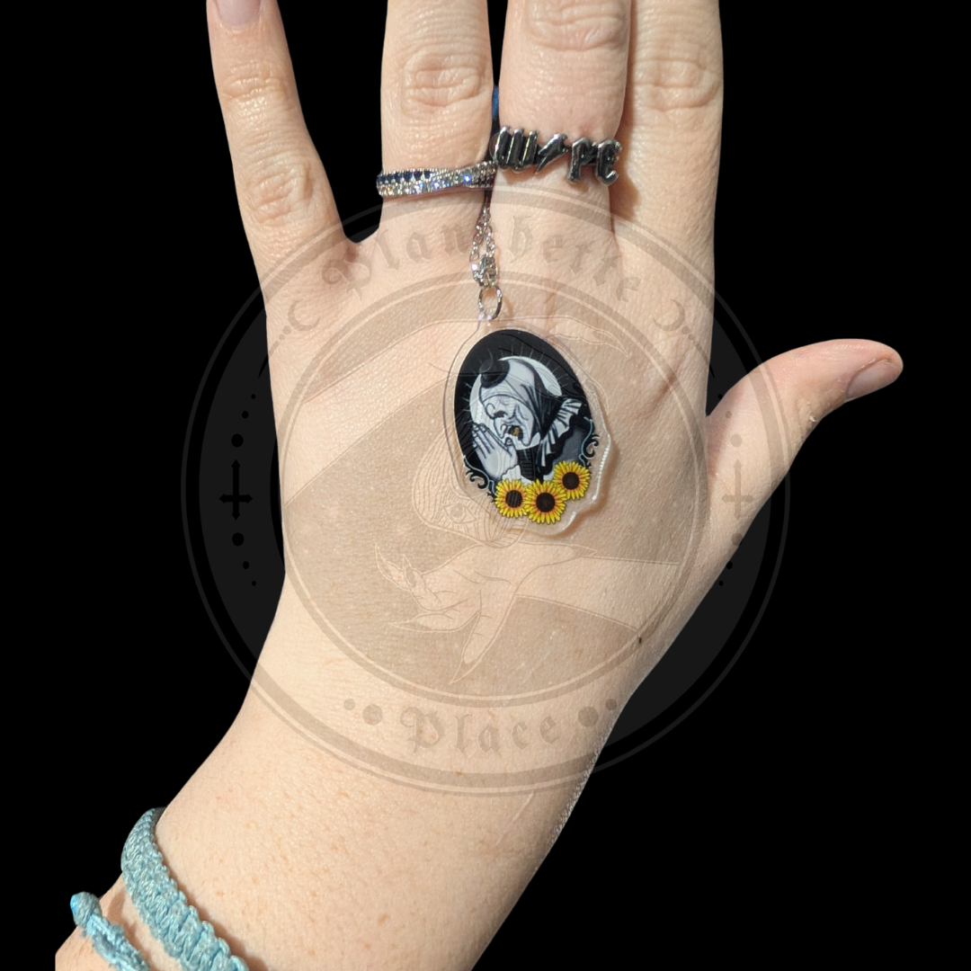 Praying Art Charm Necklace