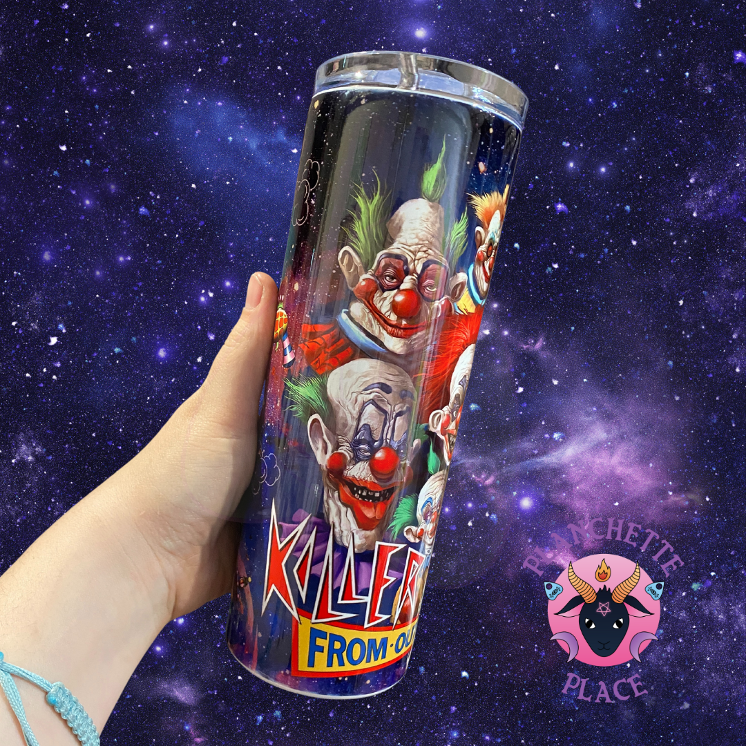 Killer Klown Metal Tumbler