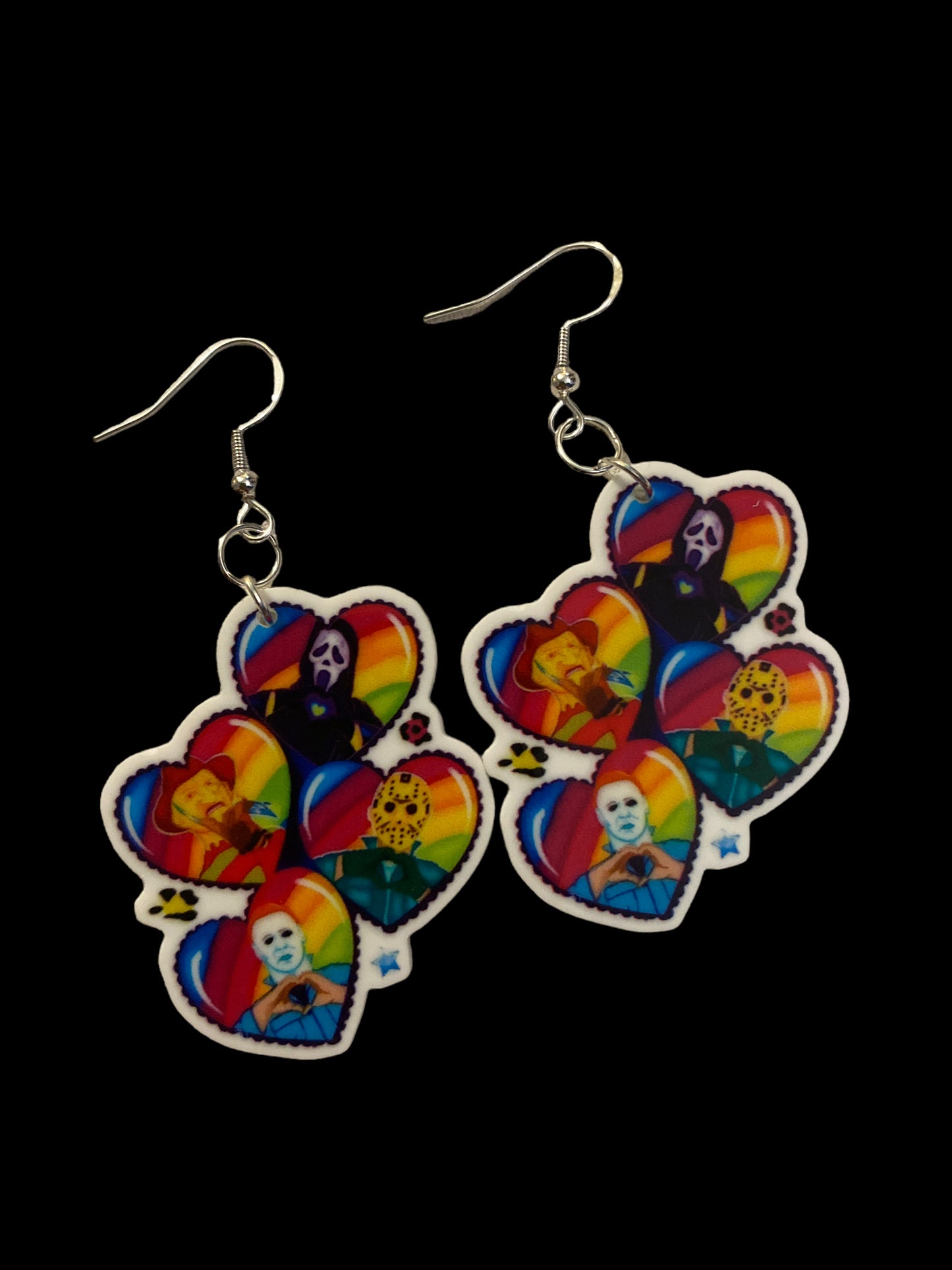 Rainbow Horrors Earrings