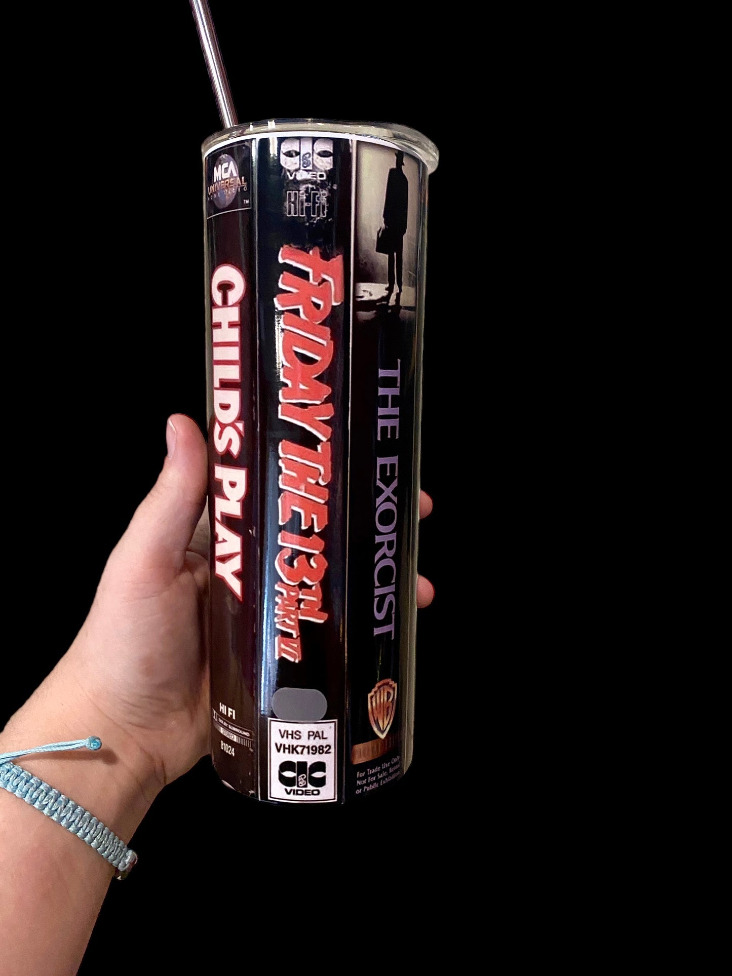 Horror Classics VHS Tumbler