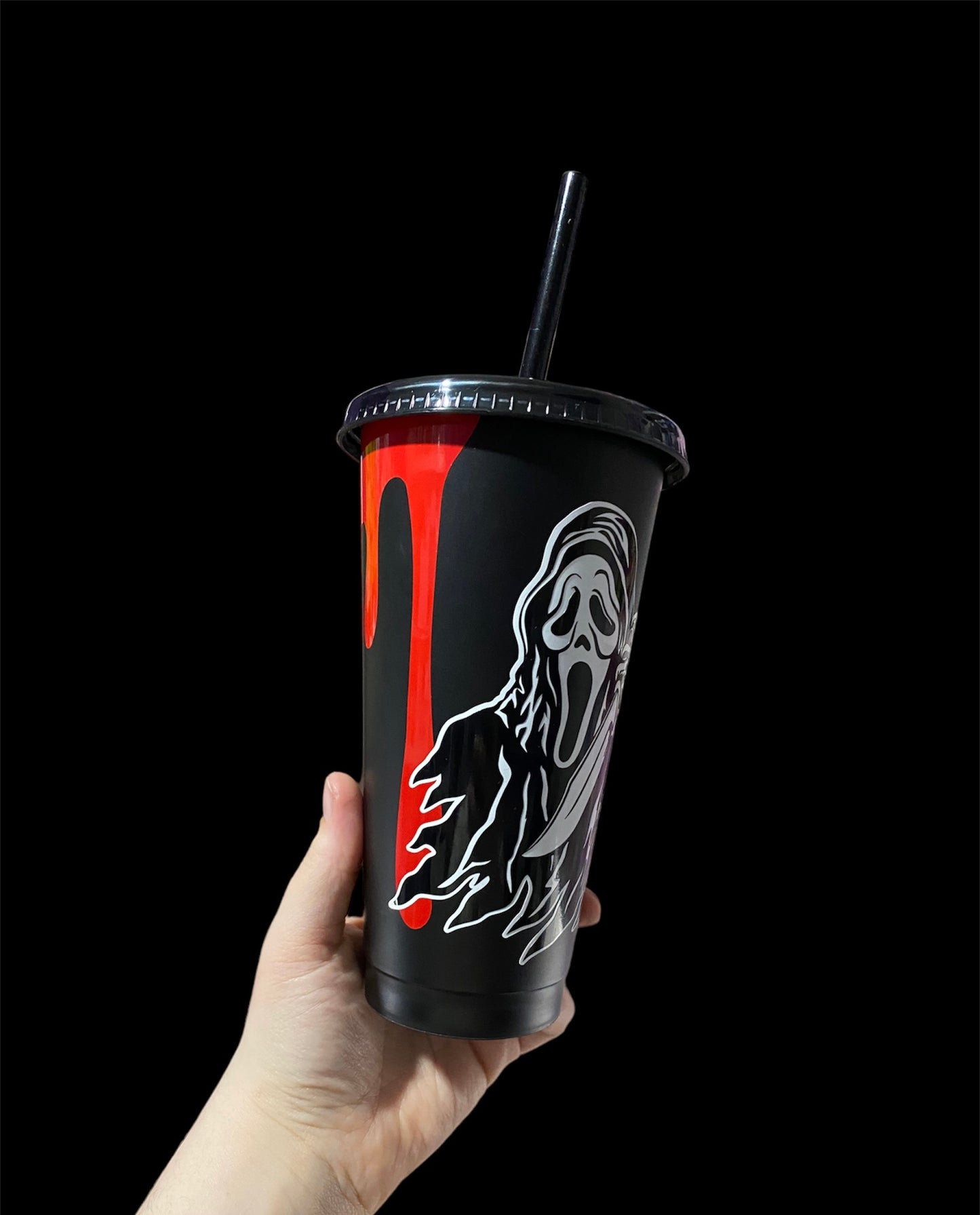 Scream themed cold cup