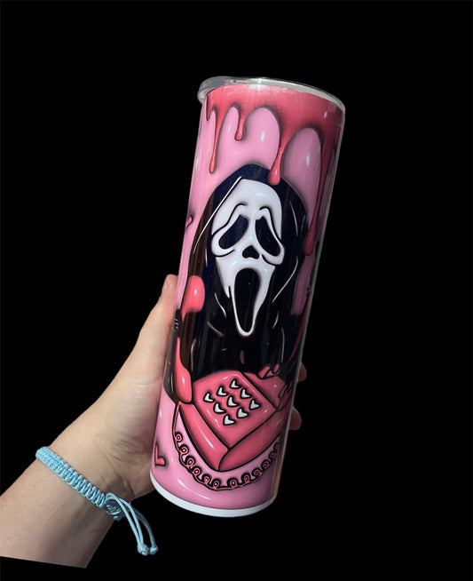 Ghostface 3D Drip Tumbler