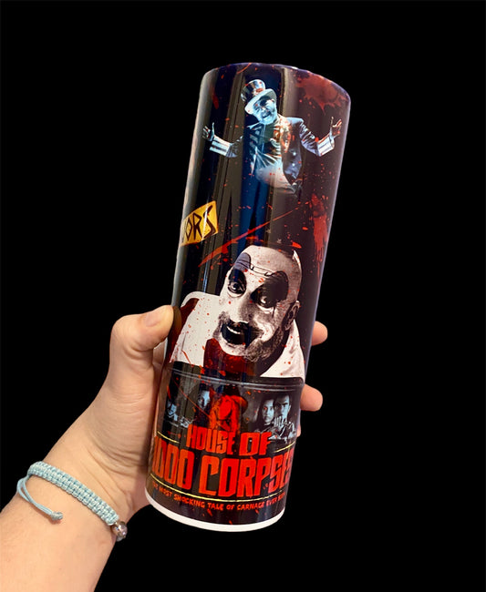 House Of Corpses Inspired Metal Tumbler