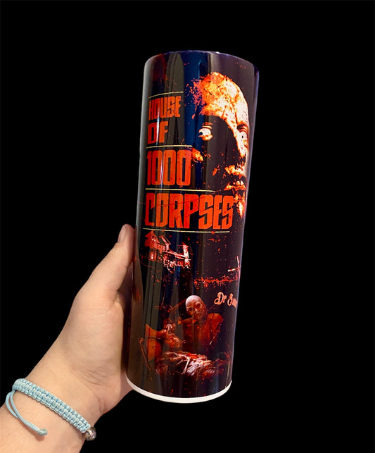 House Of Corpses Inspired Metal Tumbler