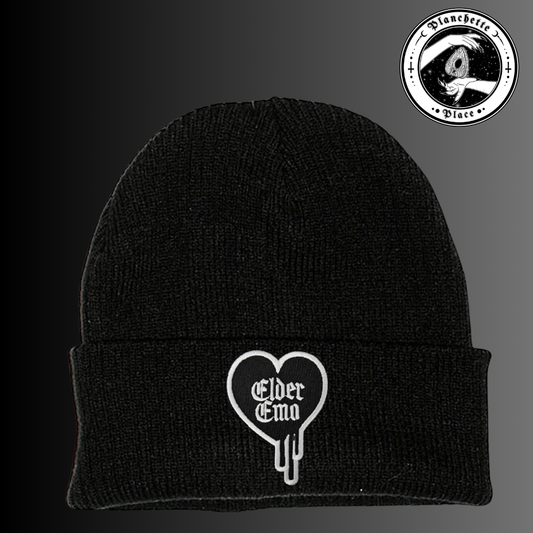 Elder Emo Black Beanie