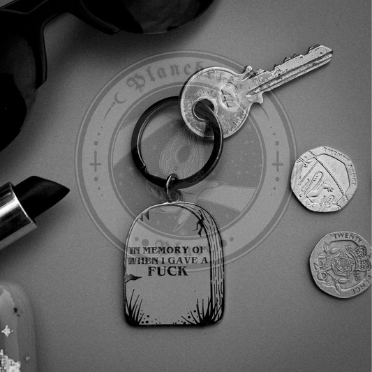 When I Gave A Fuck Keyring