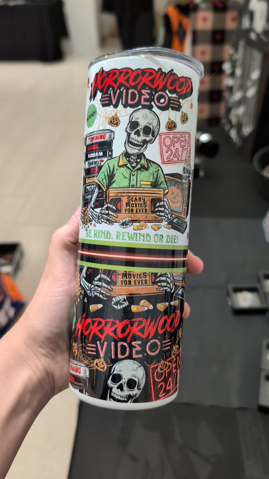 Horror Movie VHS Drinkware