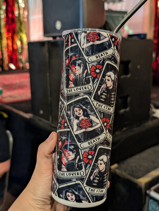 Emo Band Inspired Tumbler